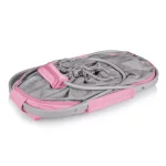 Picnic Time Metro Basket 9 Qt. Pink Collapsible Insulated Picnic Basket & Soft-Side Cooler thumbnail 2