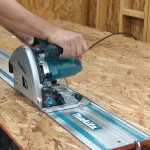 Makita 12 Amp 6-1/2 in. Plunge Circular Saw Bundle with (2) 55 in. Guide Rails and Clamp thumbnail 15