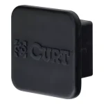 CURT 2" Rubber Trailer Hitch Receiver Tube Cover, Black thumbnail 7