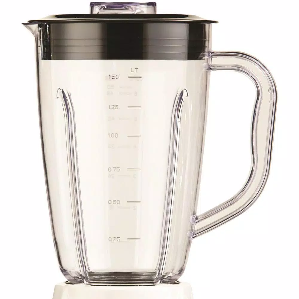 Brentwood Appliances Brentwood 12-Speed White Electric Blender with 1.5L Plastic Jar