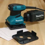 Makita 2 Amp Corded 1/4 Sheet Finishing Sander with Sanding Paper and Dust Bag thumbnail 12