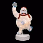 Rudolph 36 in. Rudolph and Friends Bumble Outdoor Lighted Christmas Sculpture, Swiveling LED Decor thumbnail 1