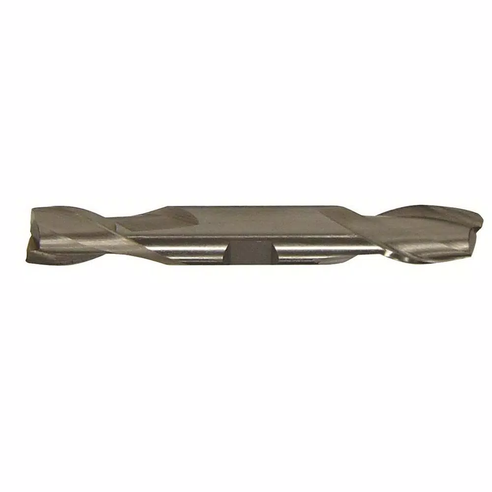 Drill America 1/8 in. x 3/8 in. Shank High Speed Steel 2-Flute Double End Mill Specialty Bit