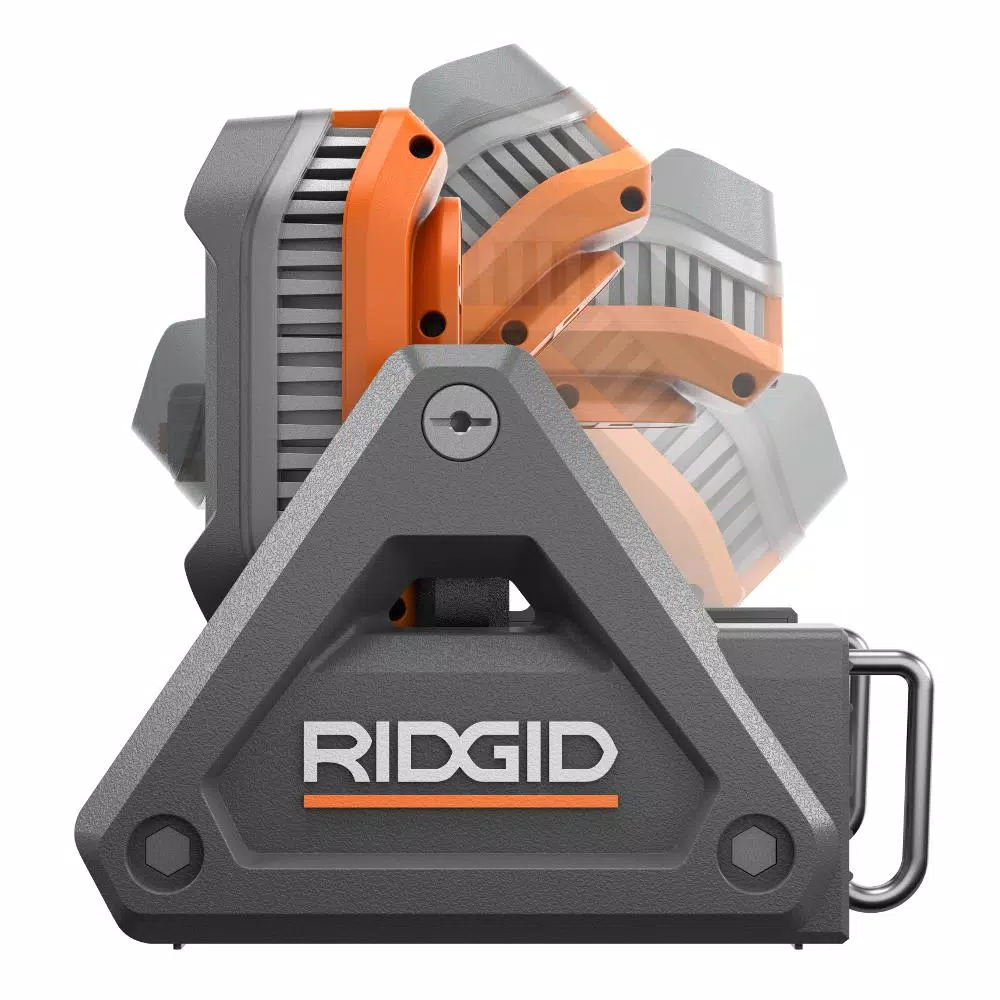 RIDGID 18V Cordless LED Flood Light with Detachable Light and 1.5 Ah Lithium-Ion Battery