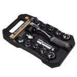 KING 13-Piece Pass-Through Spline Socket Set with 72-Tooth Reversible Ratchet thumbnail 1