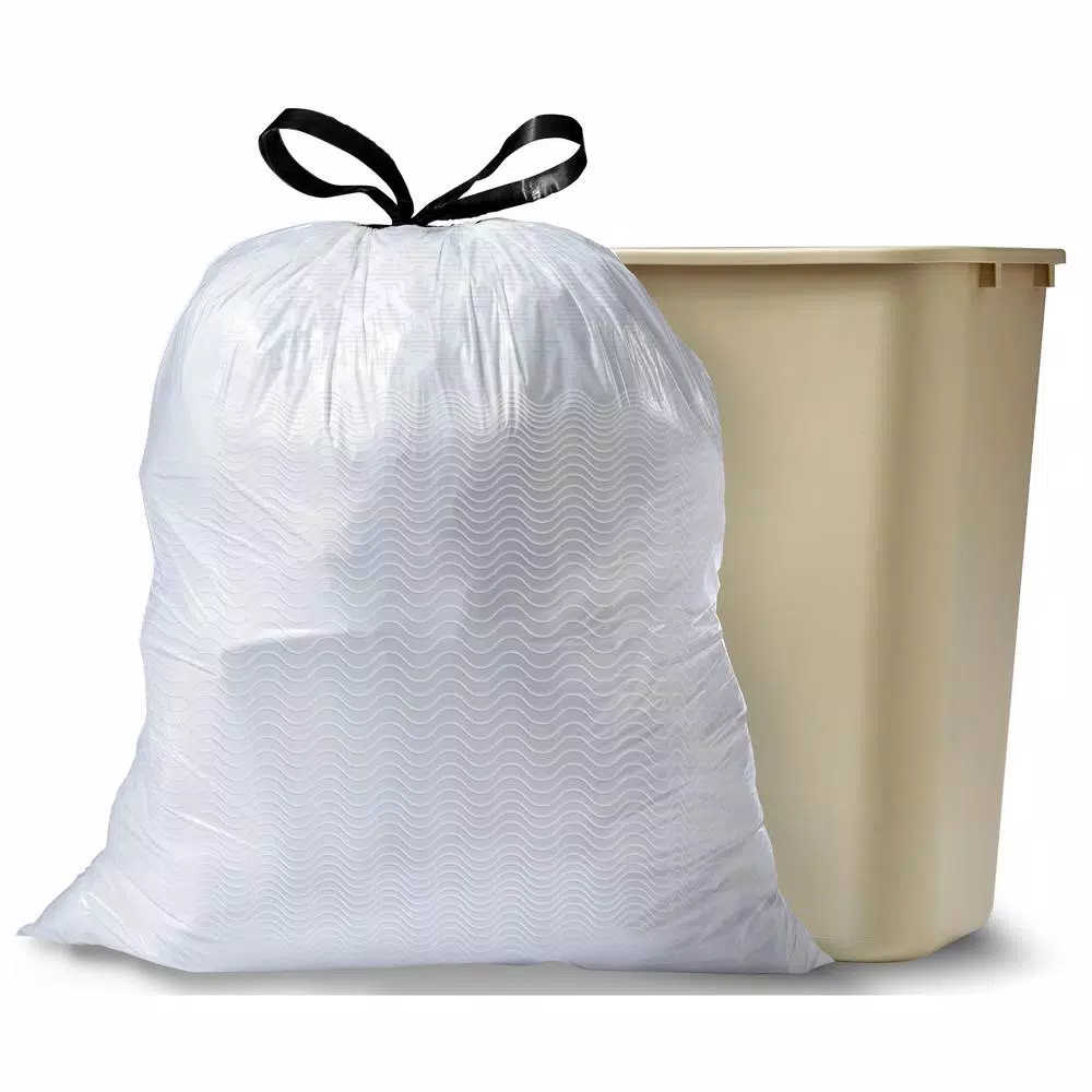 Glad 13 Gallon Tall Kitchen Drawstring Trash Bags, Febreze Hawaiian Aloha Odor Shield, 40-Count