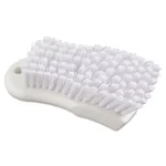 ProLine 6 in. White Polypropylene Bristle Scrub Brush with Ergonomic Handle thumbnail 1