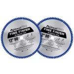 Avanti Pro AvantiPRO 12 in. x 80-Teeth Fine Finish Carbide Circular Saw Blade (2-Pack) thumbnail 1