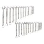 Milwaukee 30-Piece Metric and SAE Combination Wrench Set with MAX BITE™ Technology thumbnail 1
