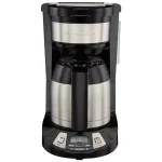 Hamilton Beach 8-Cup Programmable Coffee Maker with Thermal Stainless Steel Carafe, Black thumbnail 1