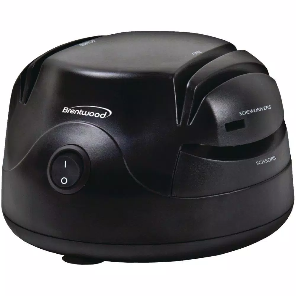 Brentwood Appliances Electric Knife and Tool Sharpener, 2-Stage Professional System
