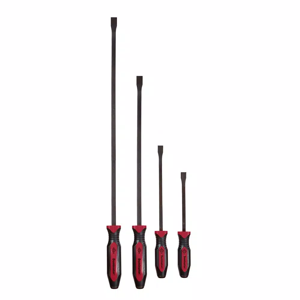 Dominator Pro Curved Pry Bar Set, 4-Piece (8C, 12C, 25C, 36C)