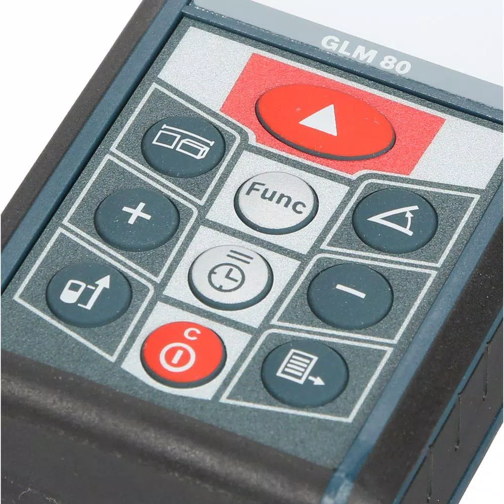 Bosch GLM 80 Lithium-Ion Laser Distance and Angle Measurer with Inclinometer, 265 ft.
