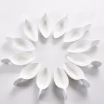 MALACASA 4.5 in. White Porcelain Ramekins Set of 12 - Ceramic Souffle Dishes and Serving Bowls thumbnail 5