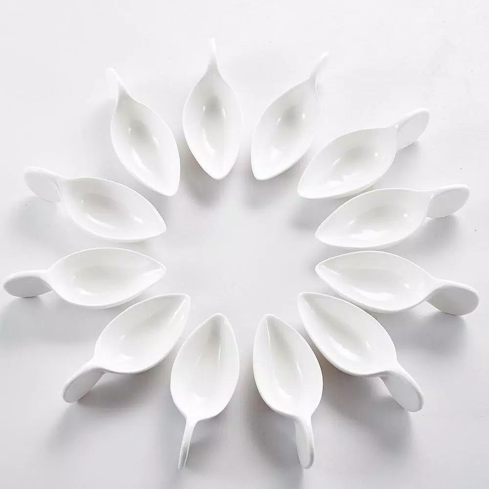 MALACASA 4.5 in. White Porcelain Ramekins Set of 12 - Ceramic Souffle Dishes and Serving Bowls