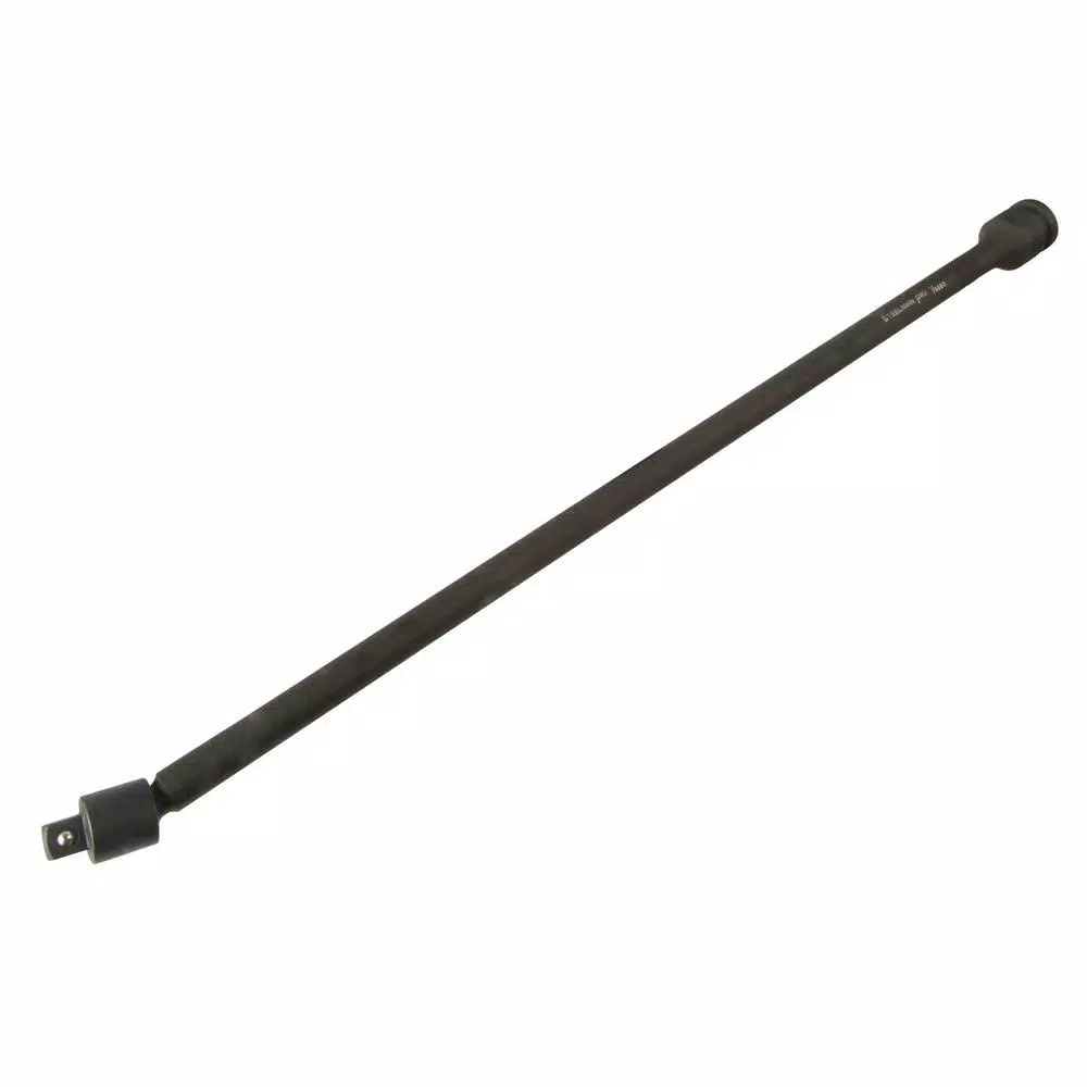 STEELMAN PRO 18 in. 1/2 in. Drive to 3/8 in. Pinless Swivel Impact Extension Bar