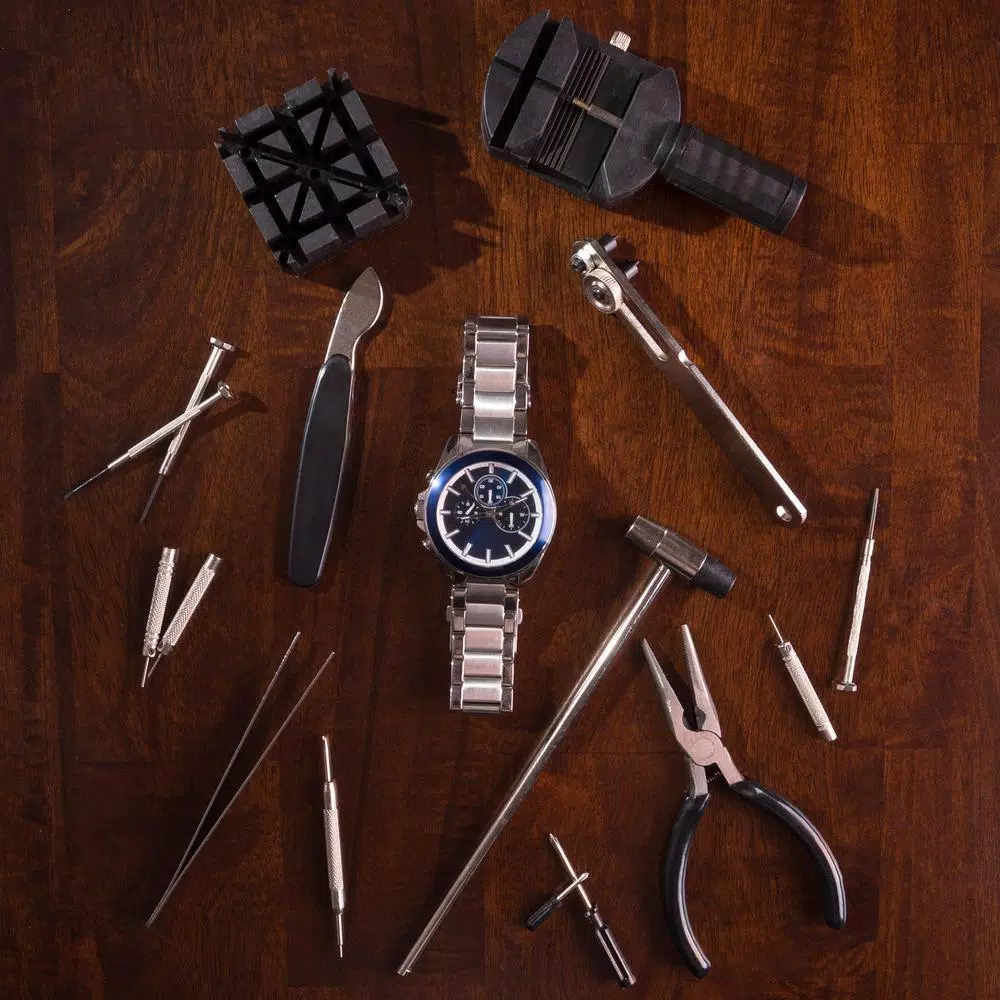 Stalwart 16-Piece Professional Watch Repair Tool Kit