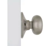 Defiant Berwick Stainless Steel Dummy Door Knob, Flat Ball Style, Interior Residential thumbnail 4