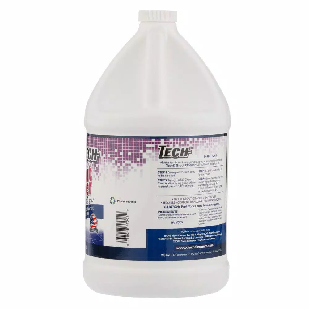 TECH Stain Remover, 1 Gallon - Multi-Surface Fabric & Carpet Cleaner