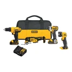 DEWALT 20V MAX Cordless 4-Tool Combo Kit with (2) 1.5 Ah Batteries & Charger thumbnail 1