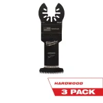 Milwaukee 1-3/8 in. High Carbon Steel Japanese Tooth Oscillating Multi-Tool Blade 3-Pack thumbnail 1