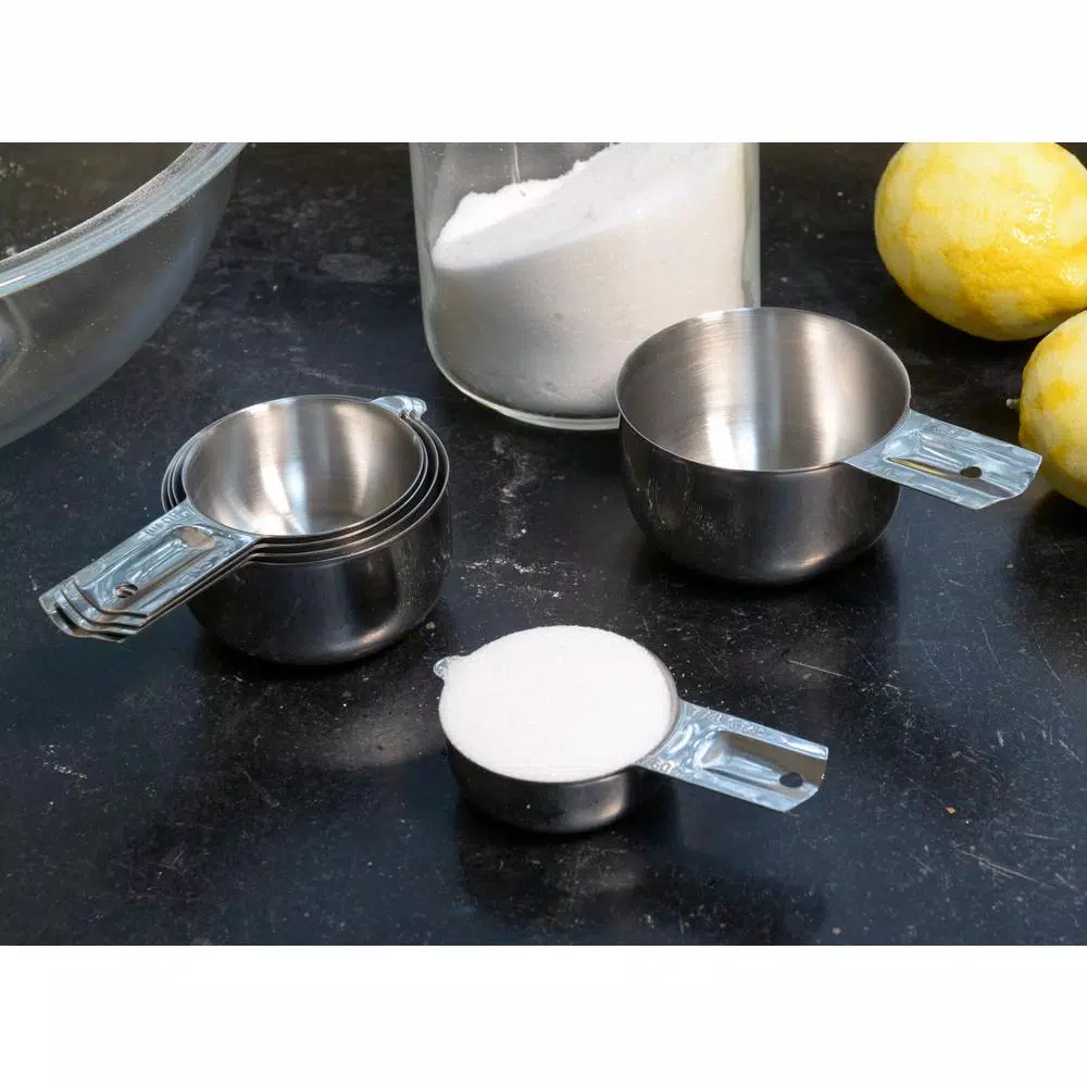 RSVP International Endurance 6-Piece Stainless Steel Measuring Cup Set