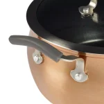 Epicurious 5 Qt. Hard-Anodized Aluminum Nonstick Chili Pot with Glass Lid, Copper thumbnail 5