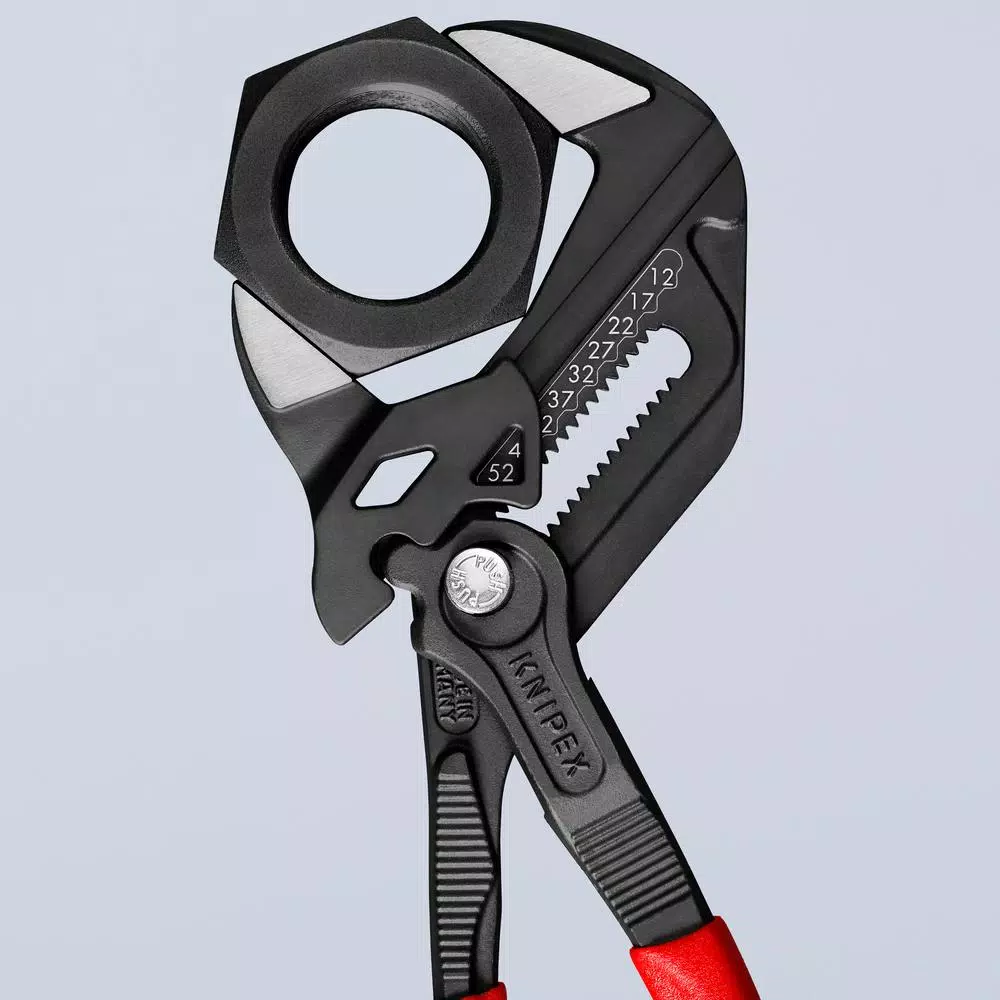 KNIPEX 10 in. Pliers Wrench with Black Finish