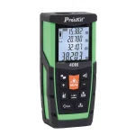 Pro'sKit 40m Laser Distance Measurer - Digital Range Meter with IP54 Dust & Spray Protection thumbnail 2