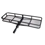 Max Load 500 lb. Capacity 58 in. x 17 in. Steel Folding Hitch Cargo Carrier for 2 in. Receiver thumbnail 1