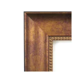 Amanti Art Manhattan 45.5 in. W x 35.5 in. H Rectangular Beveled Edge Wood Bathroom Vanity Mirror, Burnished Bronze thumbnail 2