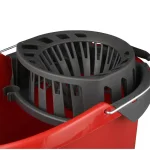 O-Cedar 2.5 Gal. Quick Wring Bucket with Easy Wringer System, Red thumbnail 2