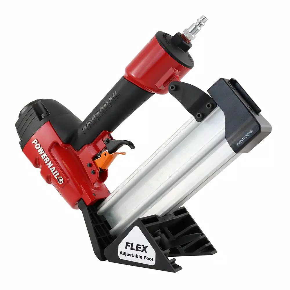 POWERNAIL Model 50F 18-Gauge Pneumatic Trigger-Pull Engineered Flooring Nailer Kit
