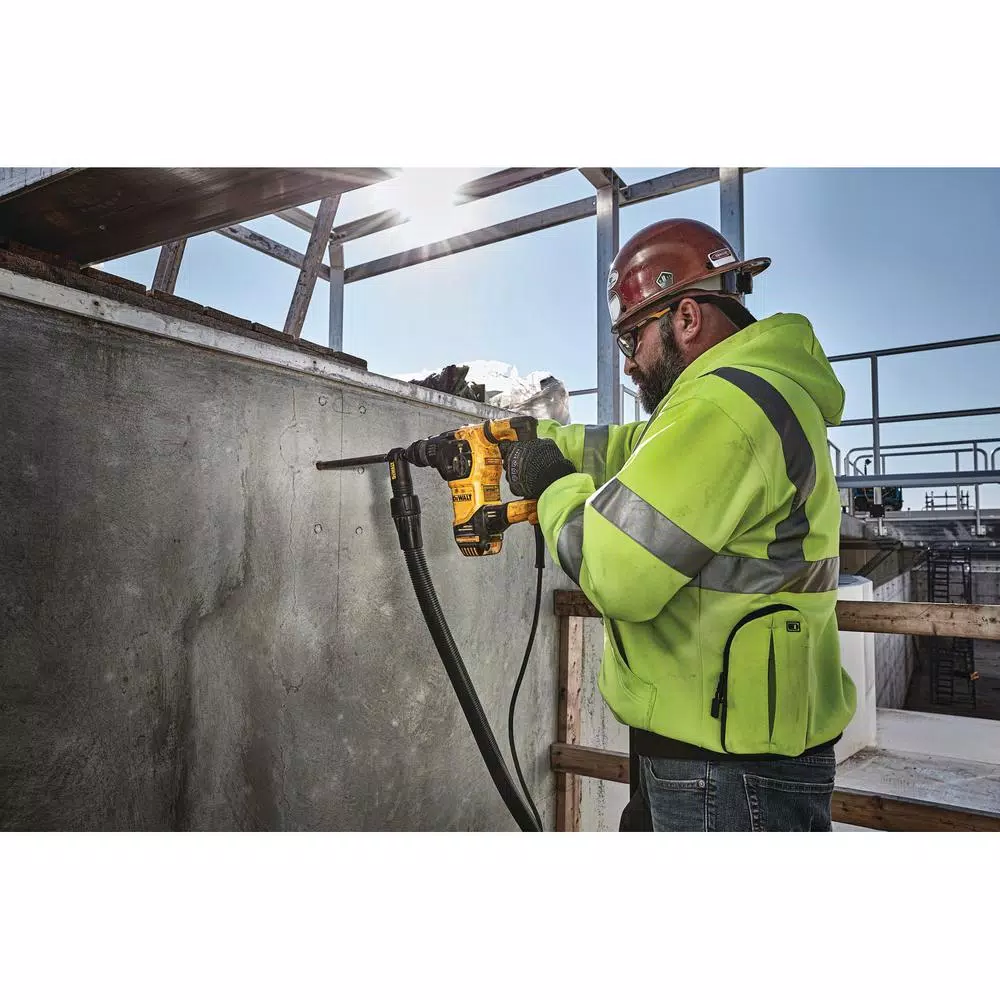 DEWALT 8.5 Amp 1-1/8 in. SDS Plus Corded Rotary Hammer Kit with Onboard Dust Extractor