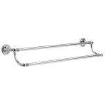 Delta Silverton 24 in. Double Towel Bar, Polished Chrome thumbnail 1