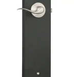 Kwikset Arlington Satin Nickel Entry Door Lever, Right-Handed, Handleset Only thumbnail 3