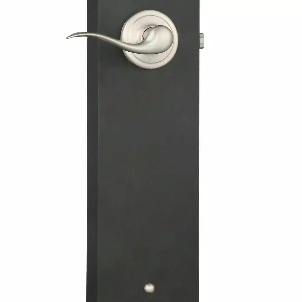 Kwikset Arlington Satin Nickel Entry Door Lever, Right-Handed, Handleset Only