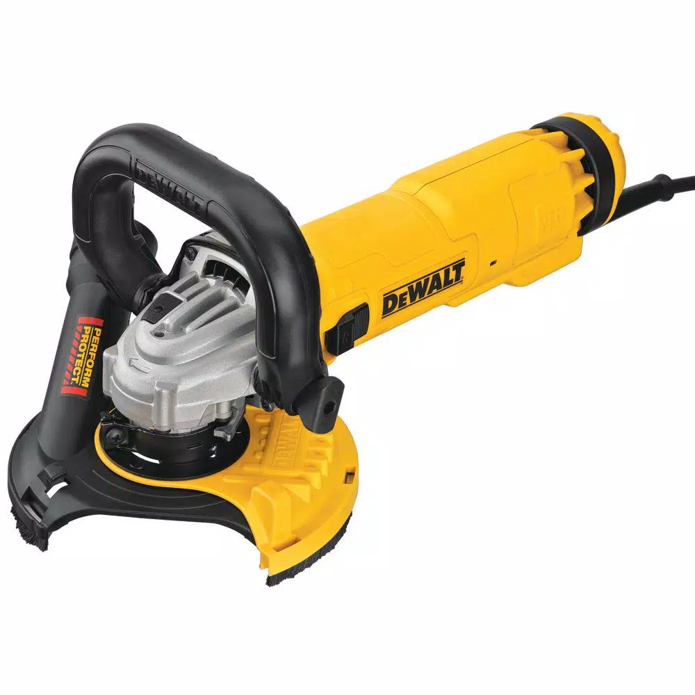 DEWALT 13 Amp Corded Angle Grinder Kit with 5 in. Surface Grinding Dust Shroud