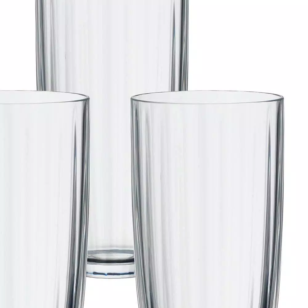 Villeroy & Boch Artesano Clear Large Tumbler Set, 20.29 oz (4-Pack)
