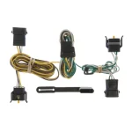CURT Custom Vehicle-Trailer Wiring Harness, 4-Way Flat, for Ford, Lincoln, and Mercury thumbnail 1