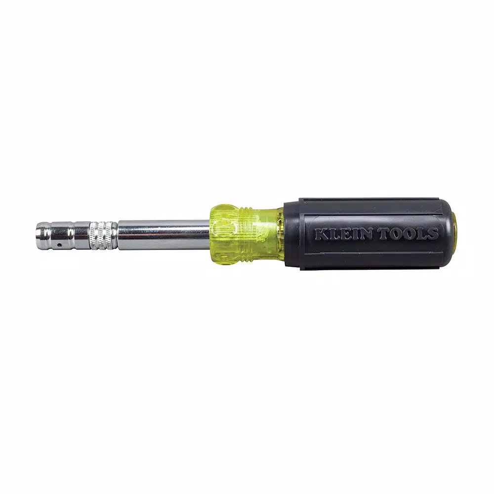 Klein Tools HVAC 8-in-1 Slide Driver Multi-Bit Screwdriver & Nut Driver with TR-4 Schrader Valve Bit