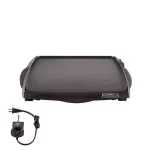 Presto Tilt 'n Drain 285 sq. in. Non-Stick Electric Griddle, Black thumbnail 5