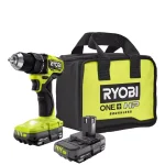 RYOBI ONE+ HP 18V Brushless 1/2 in. Compact Cordless Drill/Driver Kit with (2) 1.5 Ah Batteries, Charger, and Bag thumbnail 1