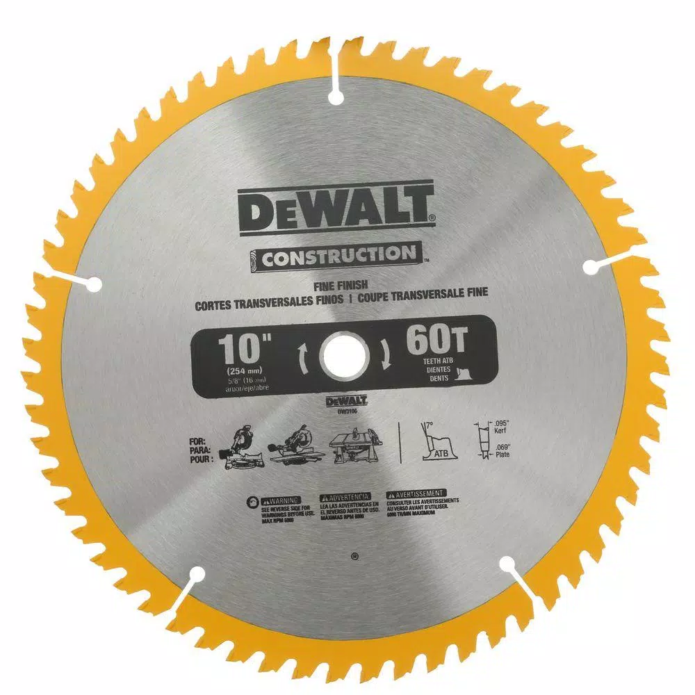 DEWALT 10 in. Circular Saw Blade Assortment (2-Pack) with Bonus 2-Pack