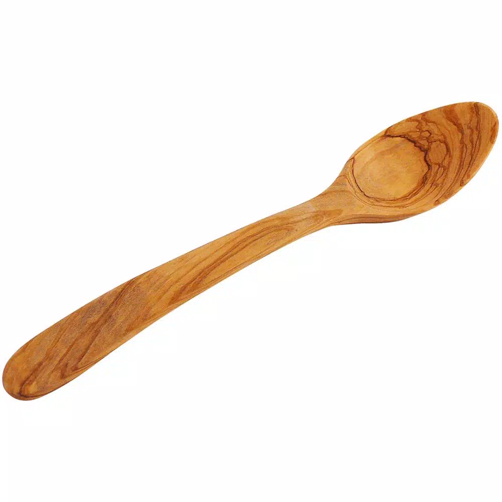 Hutzler Olive Wood Serving and Salad Spoons, Set of 2