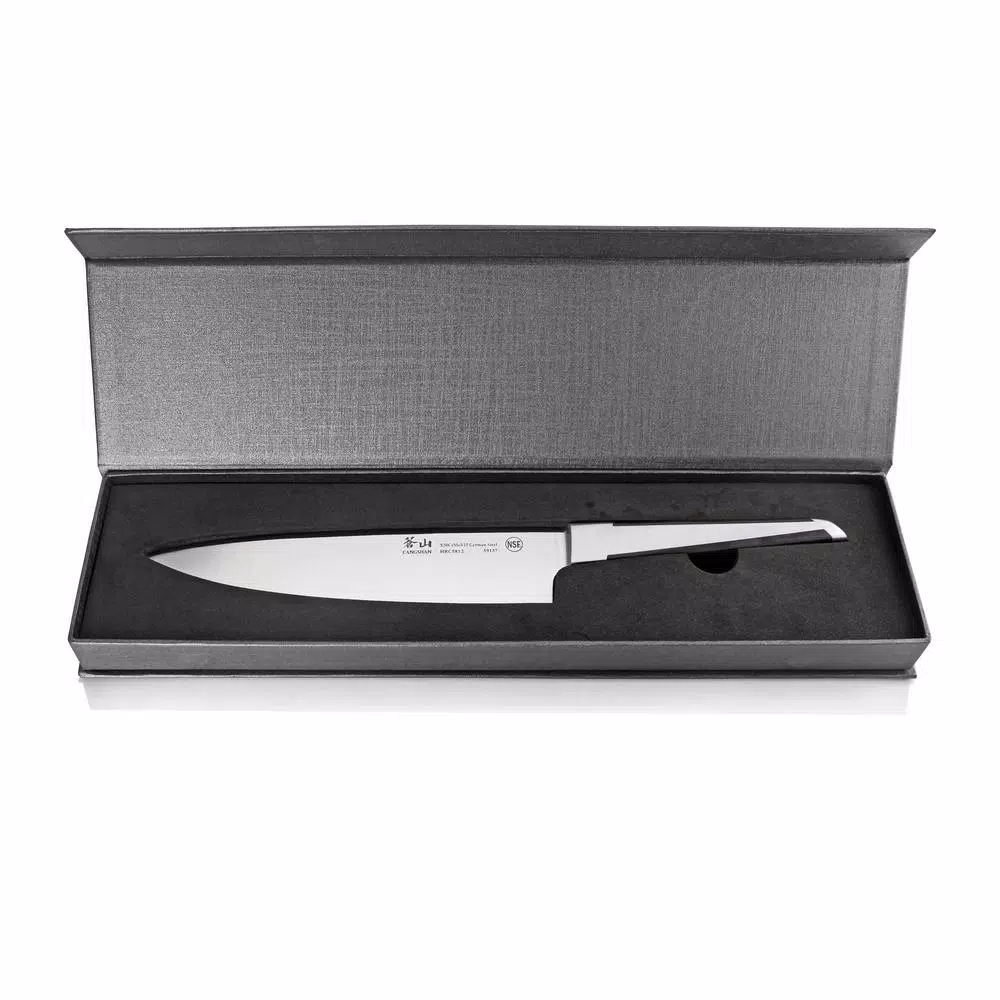 Cangshan X Series 8 in. German Steel Forged Chef's Knife, Full Tang Stainless Steel