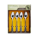 Towle Living Towle Palm Breeze 18/0 Stainless Steel Demi Spoons, Set of 4 thumbnail 2