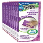 Grease Beast Soap-Infused Heavy-Duty Tub and Tile Scrub Sponge, X-Large, Odor and Bacteria Resistant (9-Pack) thumbnail 2