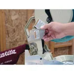 Makita 12 in. 15 Amp Corded Single-Bevel Compound Miter Saw with 40T Carbide Blade thumbnail 13