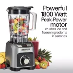Hamilton Beach Professional 1800W Blender with 64 oz. Shatterproof Jar and 4 Program Settings thumbnail 7